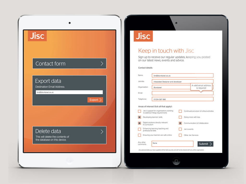 JISC iPad App