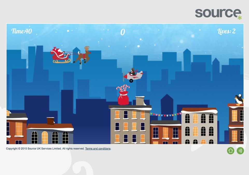 HTML5 Santa Game